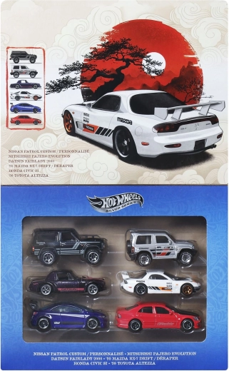 Hot Wheels Silver Series Streets of Japan – 1:64-es kisautó szett