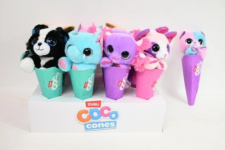 ZURU Coco Cones plüss állatka tölcsérben