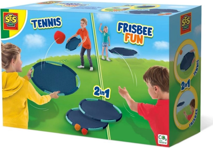 Két játék egyben: tenisz és frizbi