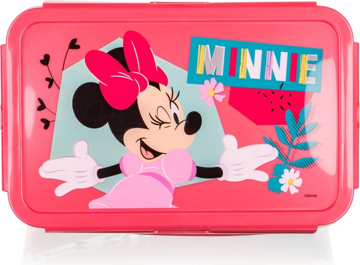 MINNIE uzsonnás doboz, 1,19 l, klipszes zárással