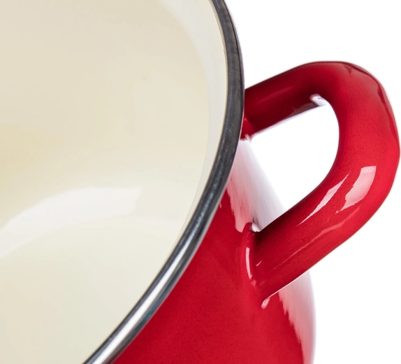 Tartós zománcozott máz és könnyű tisztítás