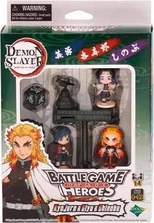 Sylvanian Families Demon Slayer gyűjthető figurakészlet Kyojuro, Giyu és Shinobu