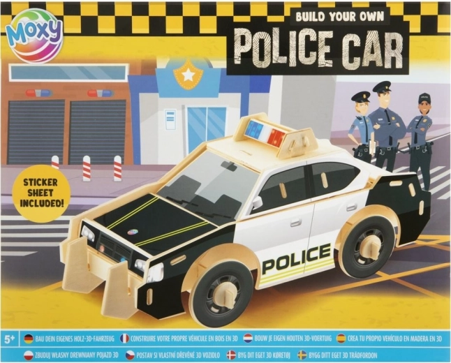 MOXY 3D puzzle Rendőrautó