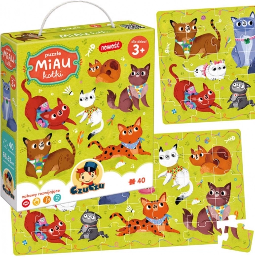 CzuCzu puzzle MIAU kiscicák 40 darab