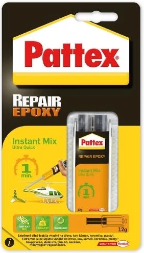 Pattex Repair Universal epoxiragasztó 12 g – gyors kötés 1 perc alatt