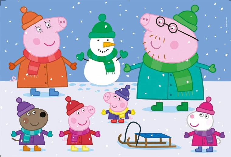 Puzzle 104 darabos Maxi Peppa malac