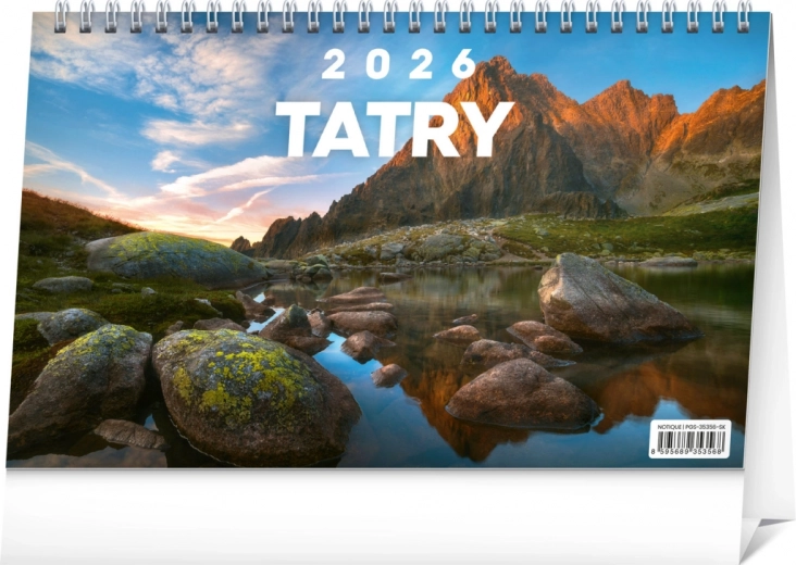 Asztali naptár Tátra 2026