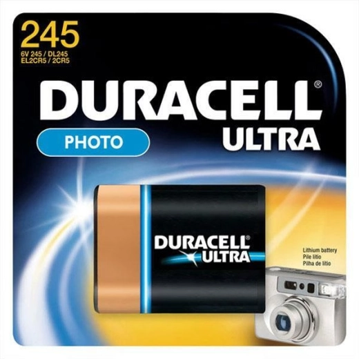 Lítium elem 2CR5 6 V Duracell Ultra fényképezőgépekhez