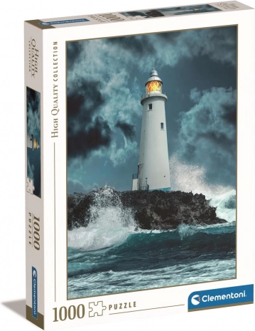CLEMENTONI 1000 darabos puzzle – Világítótorony viharban