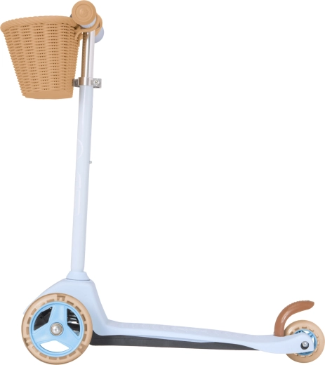 Stabil háromkerekű kialakítás az első gurulásokhoz