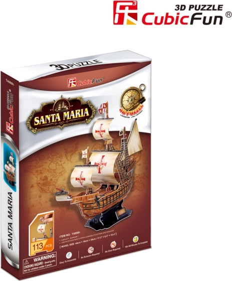 3D Puzzle Hajó Santa Maria