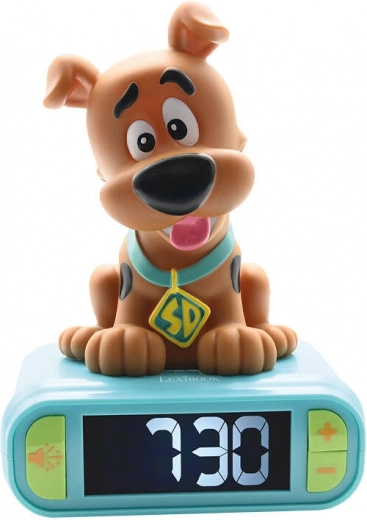 Ébresztőóra 3D éjjeli fénnyel SCOOBY-DOO