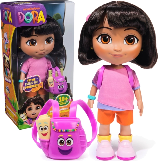 Interaktív Dora baba 30 cm-es, hangokkal