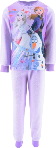 Gyermek polárpizsama Frozen világoslila színben