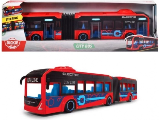 40 cm-es városi csuklós Volvo autóbusz – Dickie Toys elektromos modell