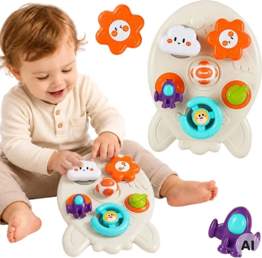 Woopie Baby oktató aktív panel rakéta 7 az 1-ben - 1 db