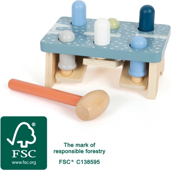 Small foot Arctic fa kalapálós játék