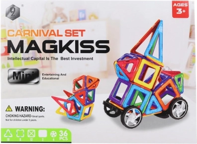 Mágneses építőkészlet Magkiss