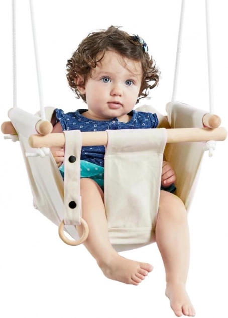 Gyerek pamut textil hinta 2KIDS TOYS, bézs