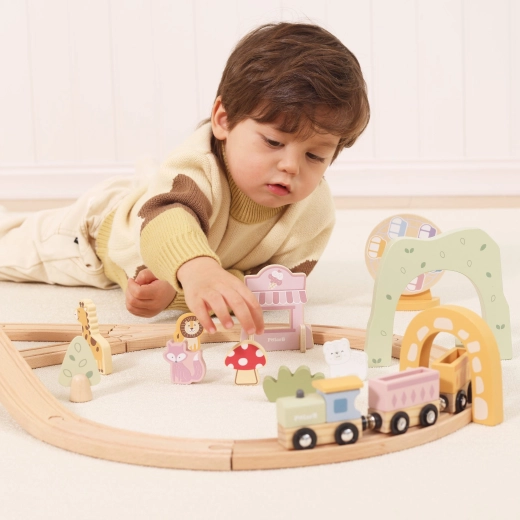 Mágneses mozdony és vagonok