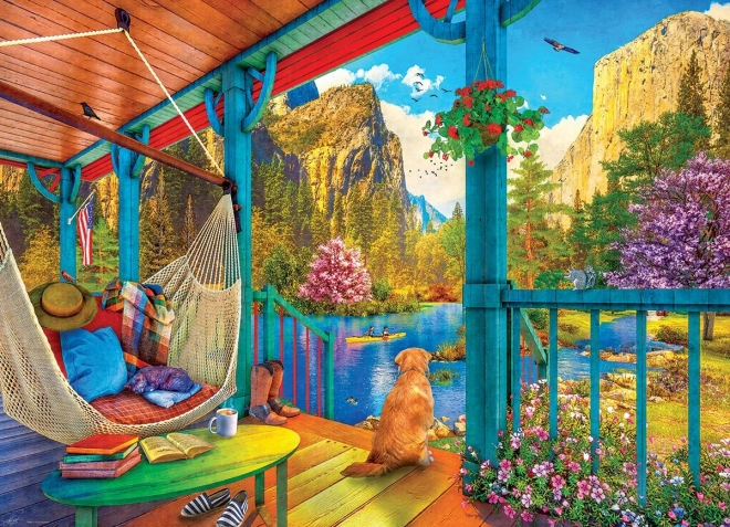 Eurographics puzzle Kilátással Függőágy XL 500 darab