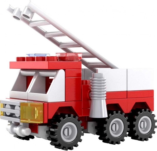 kompatibilis BLOXO tűzoltók – autó, 53 darab