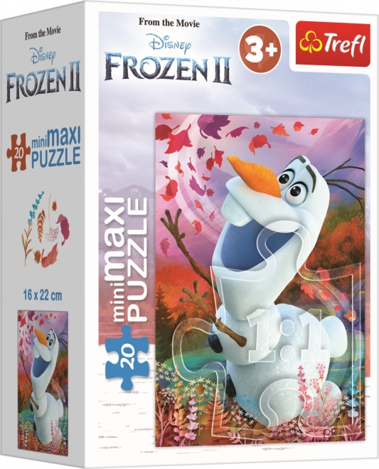 TREFL Puzzle Jégvarázs 2: Olaf - 20 darab