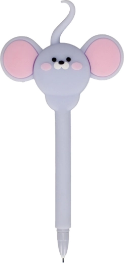 Aranyos szilikon egérke topper