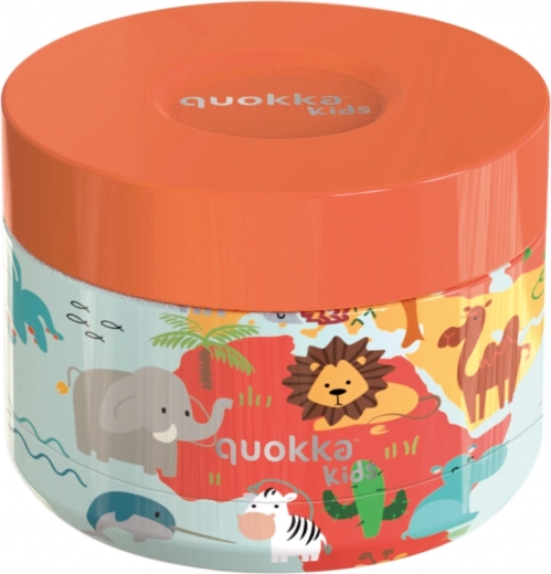 Quokka Whim Map of Life 360 ml rozsdamentes acél ételtartó termosz