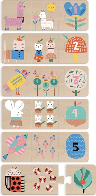 Vilac Fa Puzzle Anya és Gyermek