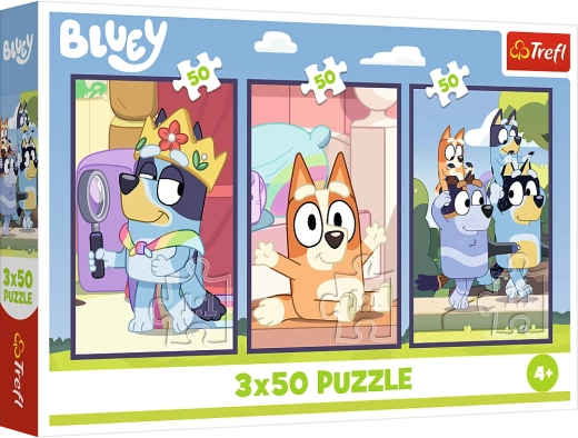 Puzzle 3x50 Family Bluey