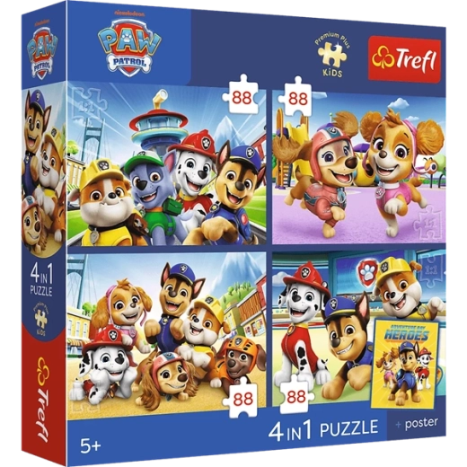 Négy puzzle egy csomagban