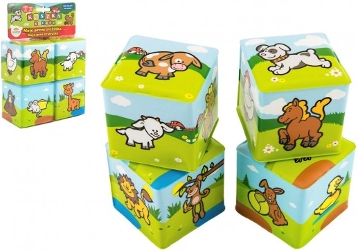 Habkockák – az első állatkáim, 7 × 7 cm, 4 db