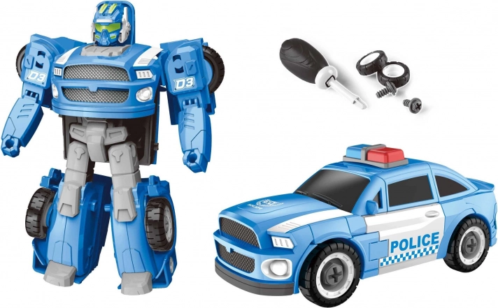 Rendőr autórobot csavarhúzóval 15 cm
