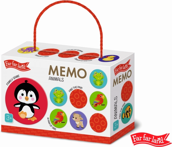 Pexeso kerek állatkák Távoli Tájak