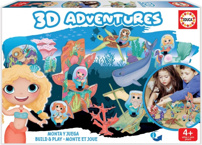 3D Tengeri sellők királysága az EDUCA-tól
