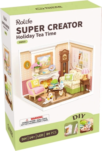 DIY készlet 84 elemmel és LED világítással