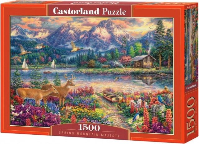 Castorland Puzzle 1500 darab – Spring Mountain Majesty