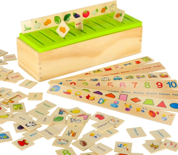 Tanulás rendszerezéssel: számok, formák, állatok és gyümölcsök