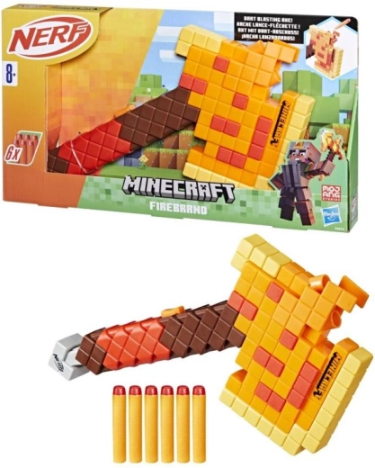 Nerf Minecraft Tűzbrand Balta