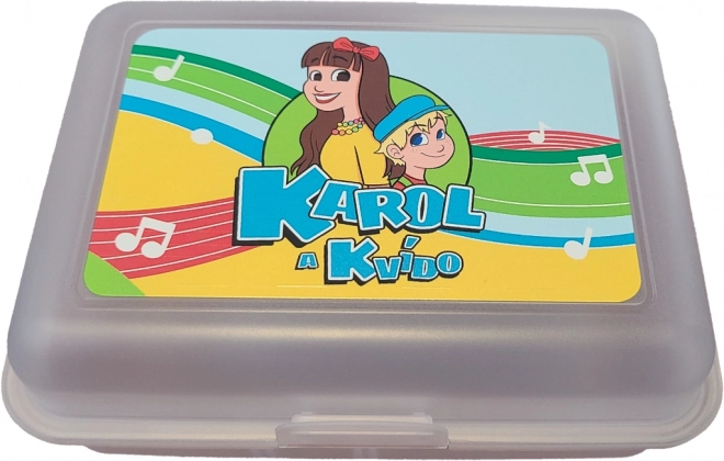 Karol és Kvído uzsonnás doboz – antibakteriális