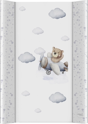 Ceba Baby merev pelenkázó alátét kiságyra Ultra Light Pilot Bear 50 × 70 cm