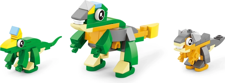 Akár 12 különböző dinoszaurusz egy készletből