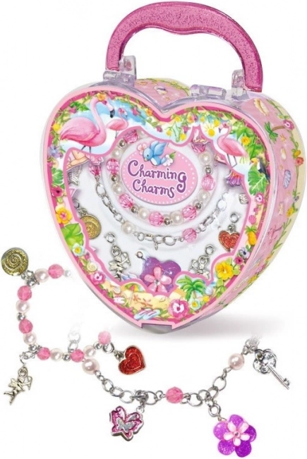 Pecoware kreatív készlet ékszerek – flamingó