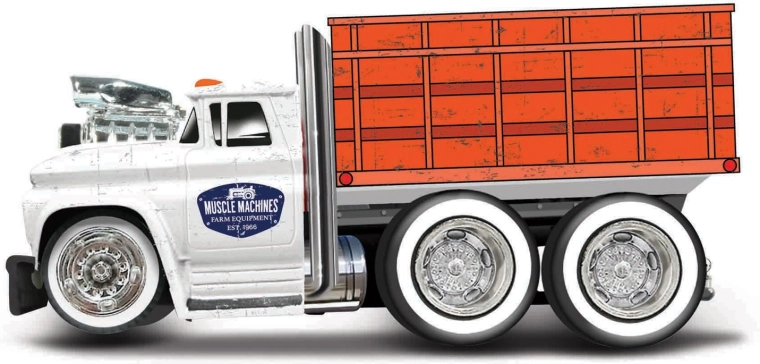 Maisto Work Rigs Chevrolet C60 gabonaszállító teherautó 1966 1:64