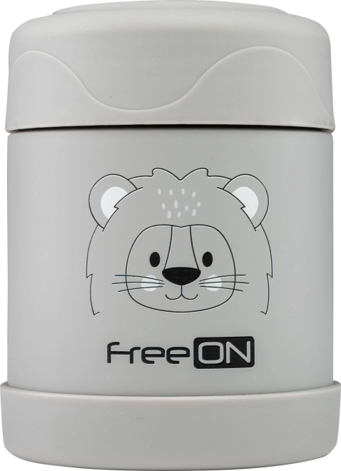 FreeON Termodóza élelmiszerhez, rozsdamentes 350 ml szürke