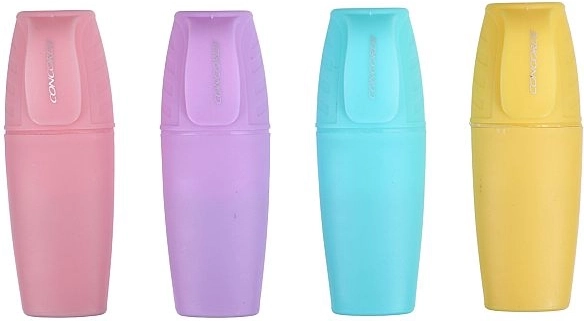 CONCORDE mini pasztell kiemelő készlet, 4 db