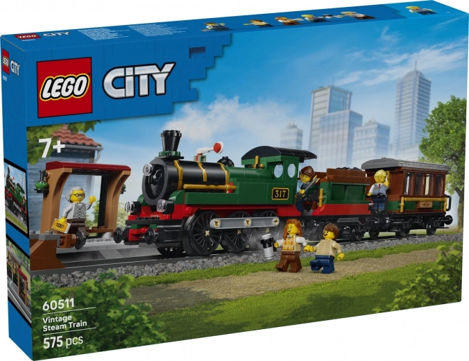LEGO City retro gőzvonat