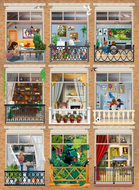 Puzzle Ház belső tere 3000 darab