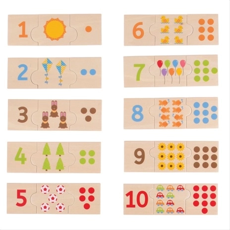 Bigjigs Toys Oktatási puzzle számolás